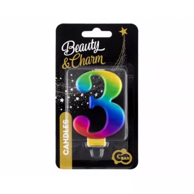 Godan �wieczka cyferka 3 Galaxy PF-SCG3 8cm