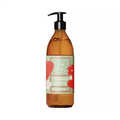 Mydlarnia 4 Szpaki Zestaw Truskawka i Werbena olejek do masau + mydo w pynie 500 ml + 100 ml