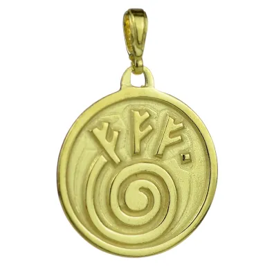Sotis Talizman Fehu Ag925 + Au 24kar, 4,2g