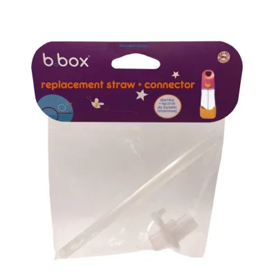 b.box Zestaw s�omki z ��cznikiem do butelki tritanowej 450 ml