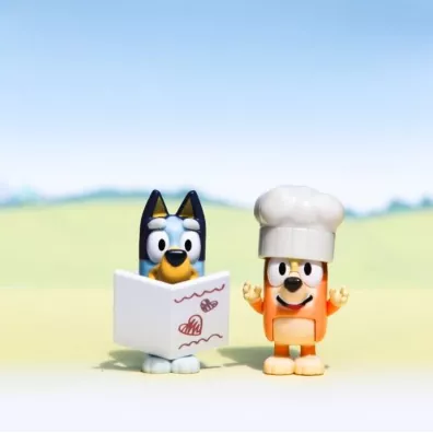 Figurki zestaw 2pak Ekskluzywna Restauracja Bluey BLU13045