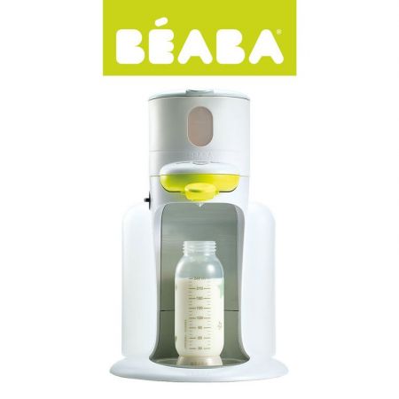 Beaba Zestaw Bib'expresso Ekspres do mleka 3w1 neon z pojemnikiem na mleko w proszku neon