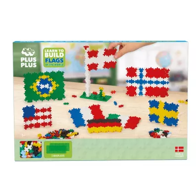 Klocki Plus-Plus Naucz si� budowa� flagi �wiata