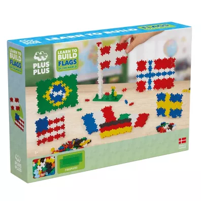 Klocki Plus-Plus Naucz si� budowa� flagi �wiata