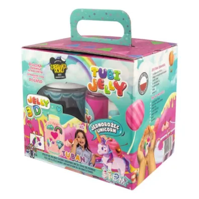 Tubi Jelly 6 kolor�w + akwarium - Jednoro�ec Tuban
