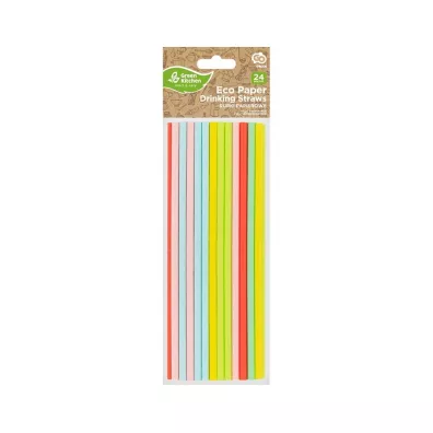 Godan S�omki papierowe pastelowe mix 197 x 6mm 24 szt.