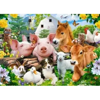 Puzzle 60 el. Farm Friends Castorland