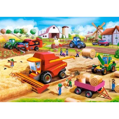 Puzzle 60 el. Work on the Farm Castorland