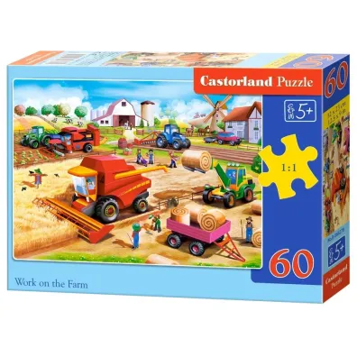 Puzzle 60 el. Work on the Farm Castorland