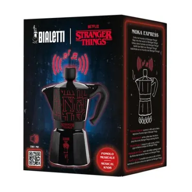 Bialetti Kawiarka Moka Express Sound Stranger Things 6tz 250 ml