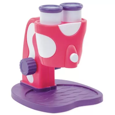 GeoSafari Jr. Mikroskop dla dzieci x 8 (r�owy) Cass film
