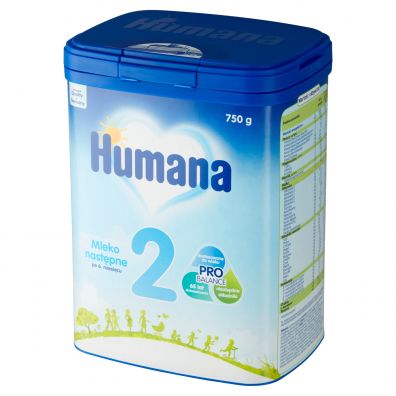 Humana 2 Mleko nastpne po 6 miesicu 750 g