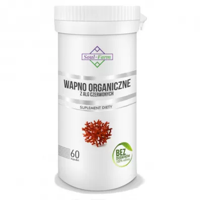 Soul Farm Wapno organiczne (800 mg) Suplement diety 60 kaps.