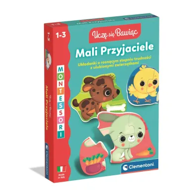 Mali Przyjaciele uk�adanka edukacyjna 1-3l CLEMENTONI 50427  CLM