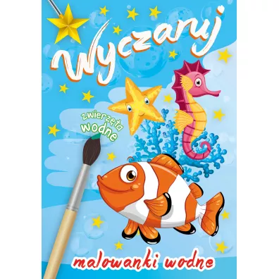 Malowanka wodna. Wyczaruj zwierzta wodne