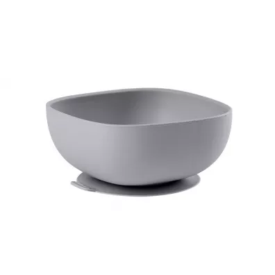 Beaba Silikonowa miseczka z przyssawk grey
