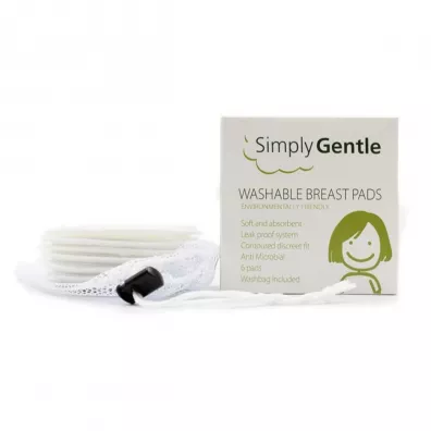 Simply Gentle Wielorazowe wk�adki laktacyjne z woreczkiem