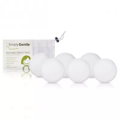 Simply Gentle Wielorazowe wk�adki laktacyjne z woreczkiem