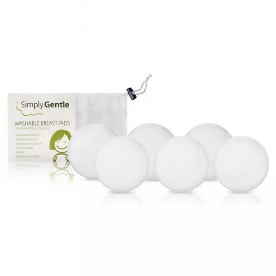 Simply Gentle Wielorazowe wk�adki laktacyjne z woreczkiem