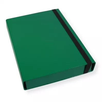 Teczka A4 skrzydowa 5cm zielona