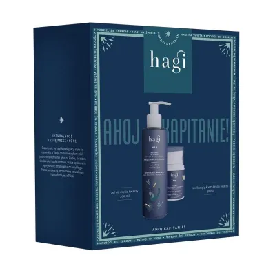 Hagi Cosmetics Zestaw Ahoj Kapitanie! �el do mycia twarzy + krem-�el nawil�aj�cy do twarzy 200 ml + 50 ml