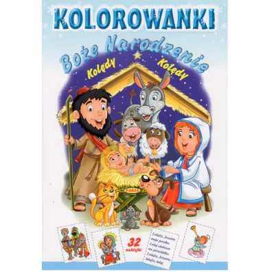 Kolorowanki. Boe Narodzenie - Koldy