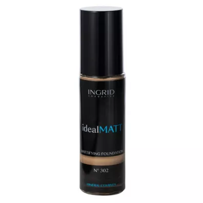 Ingrid Ideal Matt Mattifying Foundation mineralny podk�ad matuj�cy 302 Light Sun 30 ml