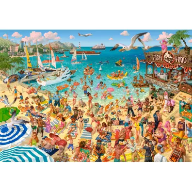 Puzzle 1000 el. Fun by the Sea (Art Collection) Castorland