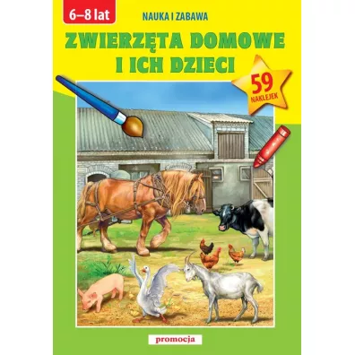 Naklejanki - Zwierzta domowe i ich dzieci