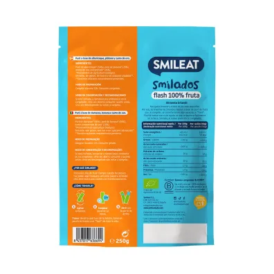 Smileat Lody owocowe do mro�enia o smaku moreli i banana Smilado po 6 miesi�cu 5 x 50 g Bio