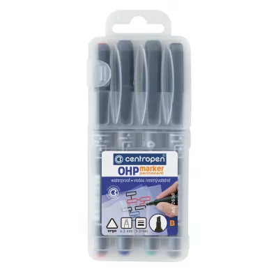 Centropen Foliopisy OHP Permanent 2638 B 4 kolory