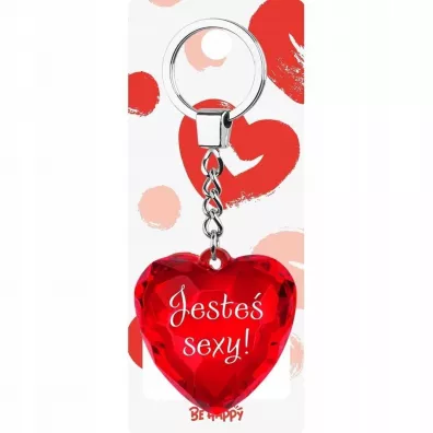 Be-Happy Gifts Brelok serce Jeste� sexy!