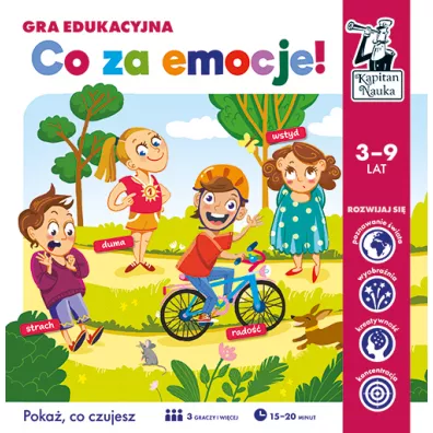 Kapitan Nauka. Co za emocje! Gra edukacyjna Edgard