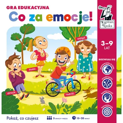 Kapitan Nauka. Co za emocje! Gra edukacyjna Edgard