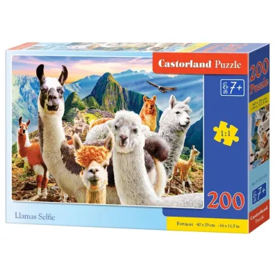 Puzzle 200 el. Llamas Selfie Castorland