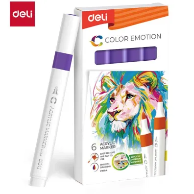 Deli Marker akrylowy purple