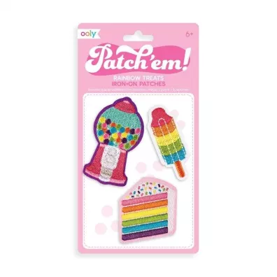 Kolorowe Baloniki Naprasowanki Patch Em - T�czowe Przysmaki