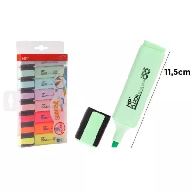 Mp Main Paper Zakre�lacz fluorescencyjny pastel 8 szt.