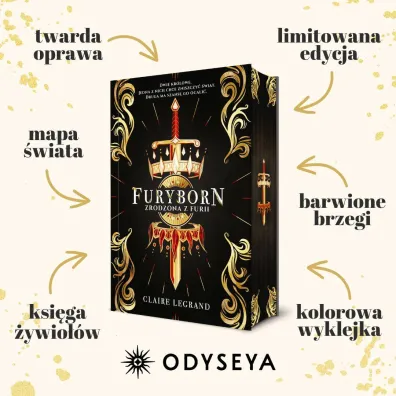 Furyborn. Zrodzona z furii (barwione brzegi)