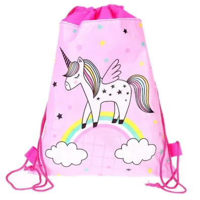 LeanToys Worek na buty Jednoro�ec T�cza r�owy