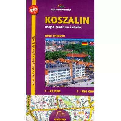 Koszalin mapa centrum i okolic