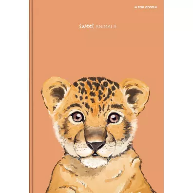 Top 2000, Brulion Sweet Animal A4/96k kratka kratka 96 kartek