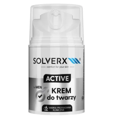 Solverx Active krem do twarzy dla m�czyzn 50 ml