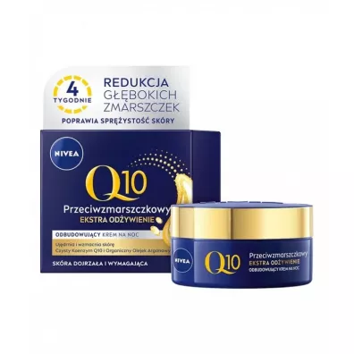 Nivea Q10 Przeciwzmarszczkowy odbudowujcy krem odywiajcy do twarzy 50 ml