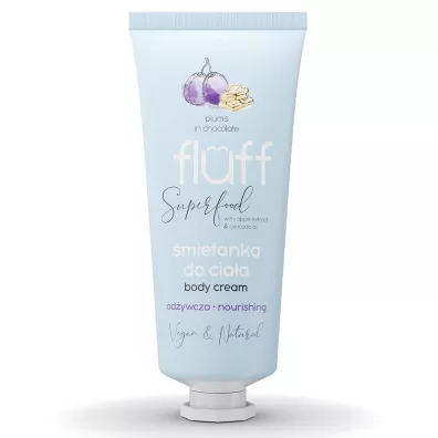 Fluff Body Cream �mietanka do cia�a od�ywcza �liwki w Czekoladzie 150 ml