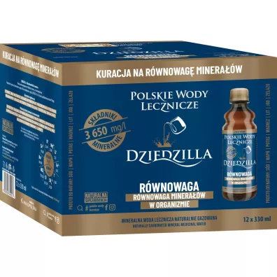 Polskie Wody Lecznicze Woda lecznicza Dziedzilla zgrzewka 12 x 330 ml