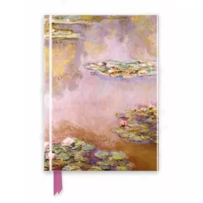 Flame Tree Notatnik A5 linia TW Lilie wodne Claude Mone