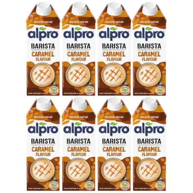 Alpro Barista nap�j owsiano-sojowy karmelowy zestaw 8 x 750 ml