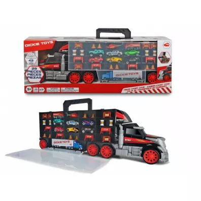 Ci�zar�wka i walizka 2w1 + autka Dickie Toys