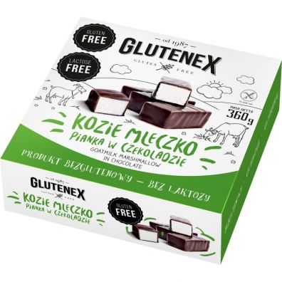 Glutenex Kozie mleczko - pianka w czekoladzie bezglutenowe 360 g